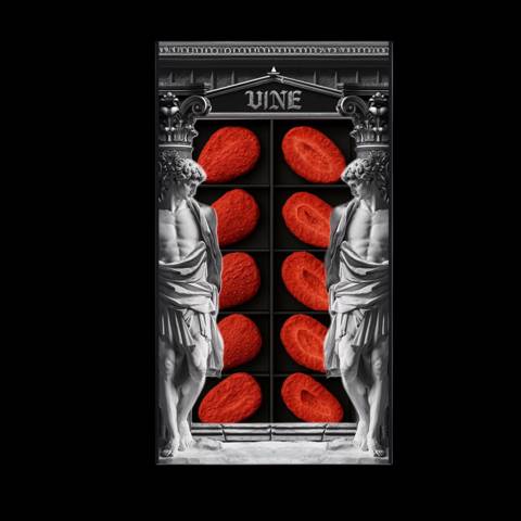 فواكه مجففة بالتبريد - فراولة