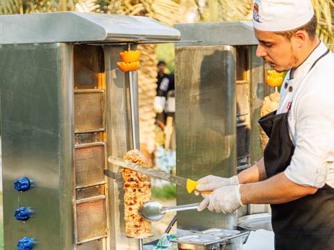 Shawarma Station for 50 Persons
