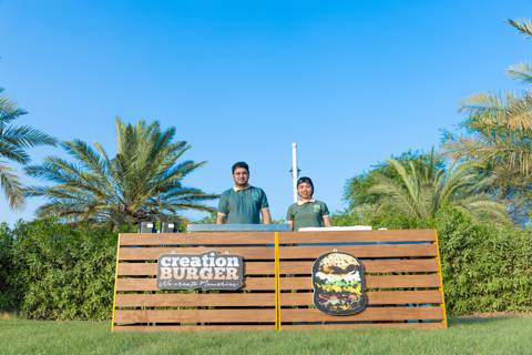 Burger Station for 50 Persons