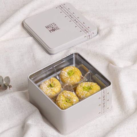 Pistachio Damlooj Small Metal Box