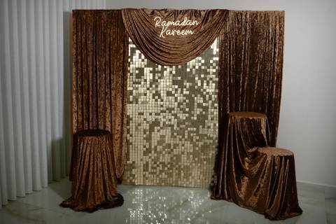 Brown Velvet With Sequin