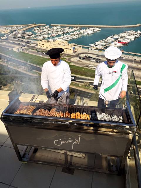 Grills Station for 15 Persons