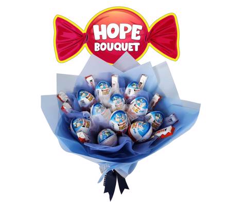 Hope Kinder Egg Bouquet