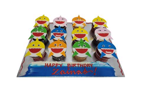 Baby Shark Cupcakes