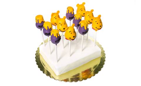 Winnie The Pooh Cake Pops