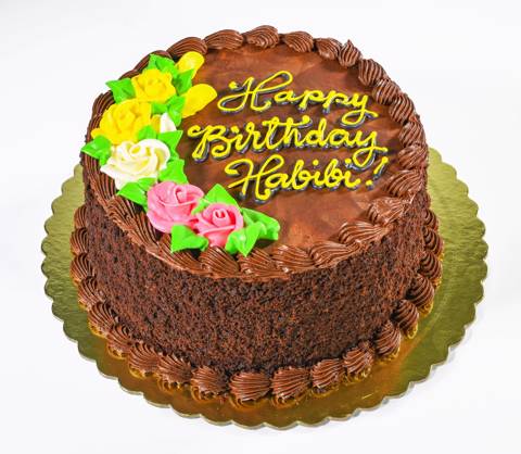 كيكة عيد ميلاد بالشوكولاتة