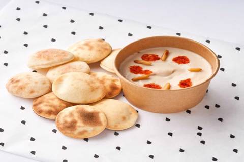 Hummus with Pine Nuts