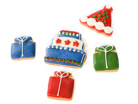 بسكويت عيد ميلاد سعيد