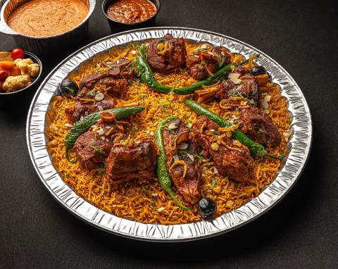 Saudi Kabsa with Lamb Tray