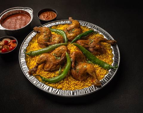 Chicken Smoked Rice Tray