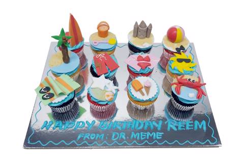 Beach Cupcakes