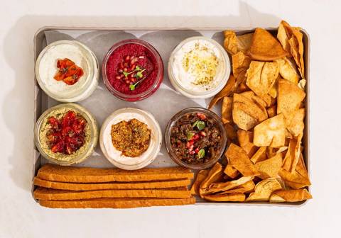 Mixed Dips Tray