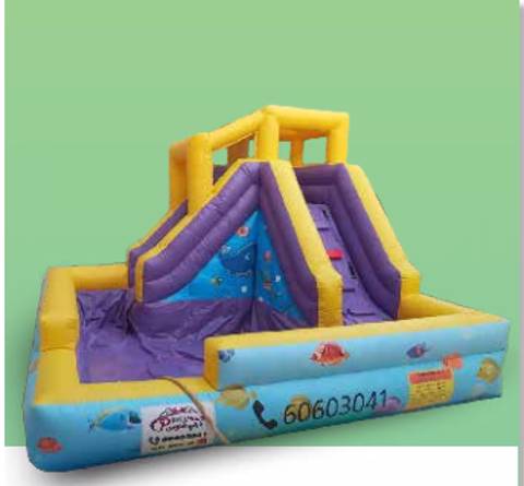 The Ocean Fish Blue Yellow Inflatable- W3554