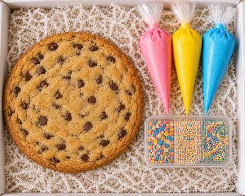DIY Chocolate Chip Cookie Cake