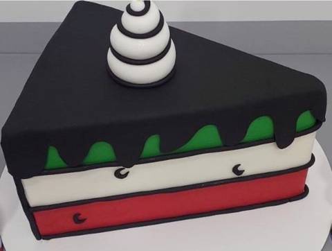 كيكة كرتون هلا فبراير