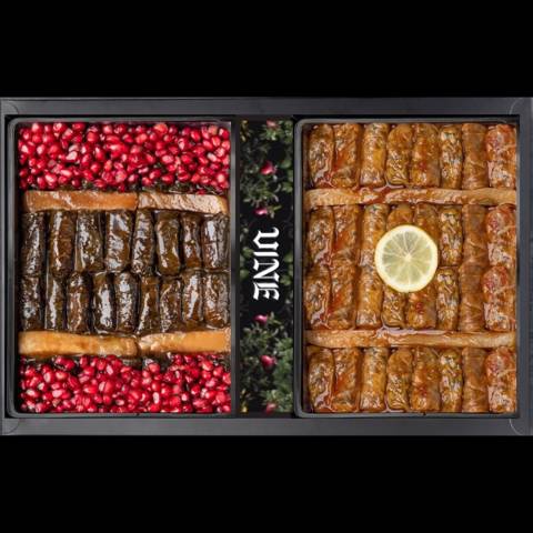 بوكس ورق عنب بدبس الرمان وملفوف بالليمون