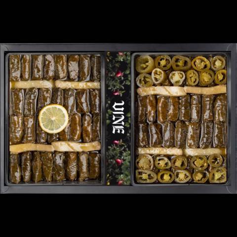 بوكس ٣٠ ورق عنب بالليمون و٣٠ بالهالبينو