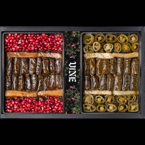 ٣٠ ورق عنب دبس الرمان  و٣٠ ورق عنب هالبينو