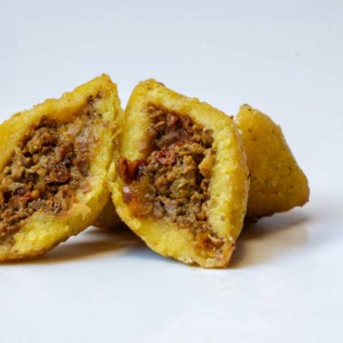 Kibbeh Potato with Meat & Zerishk