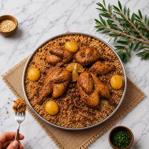 Chicken Majboos Tray