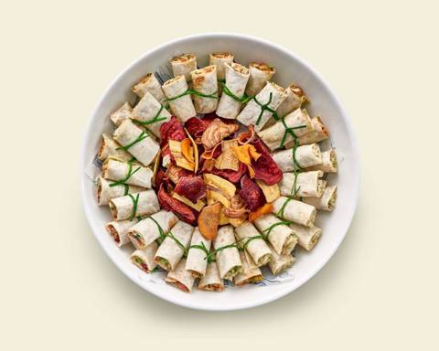 Mini Chicken Shawarma Wraps