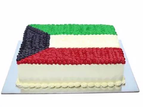 هلا فبراير فروستينج فلاج كيك