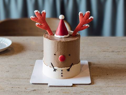 Mini Party Cake Rudolph