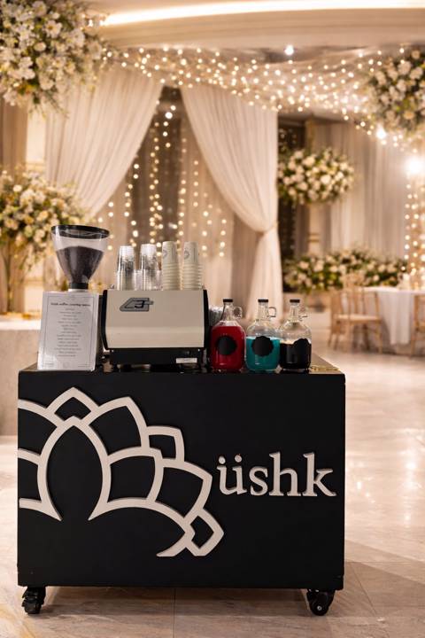 ستيشن قهوة ل٥٠ شخص