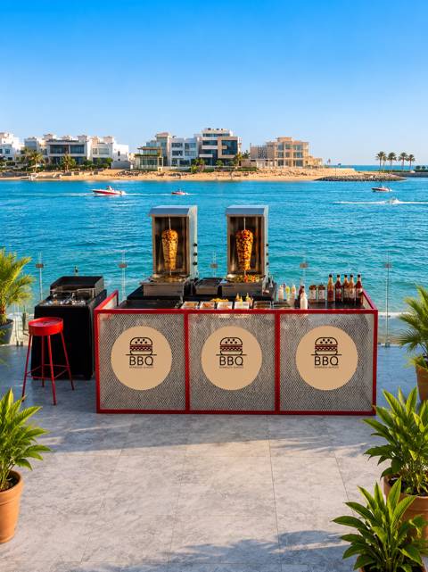 Beef Shawarma Station for 15-25 Persons