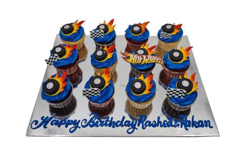 Hot Wheel Cupcakes