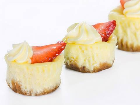Tini Tiny Strawberry Cheese Cake