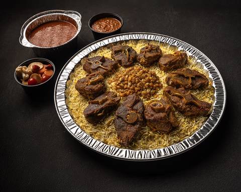Lamb Majboos Tray