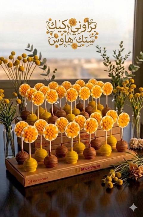 بوب كيك براوني زهرة العرفج