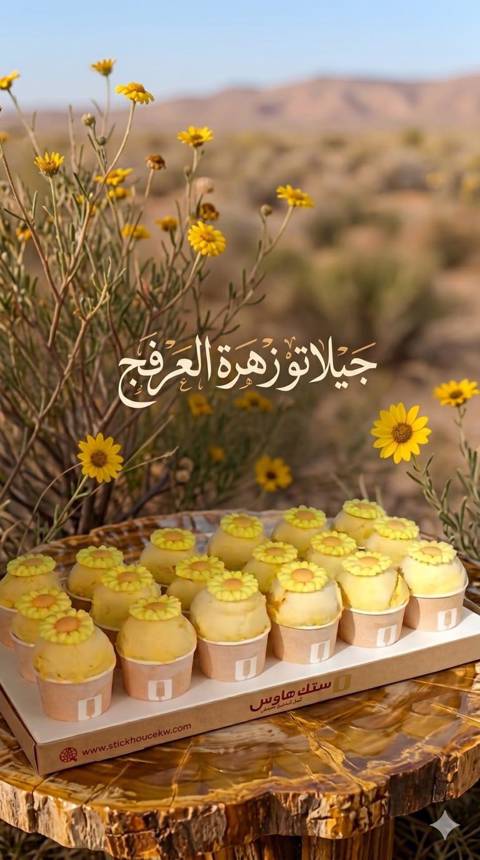 جيلاتو مانجو سكوب زهرة العرفج