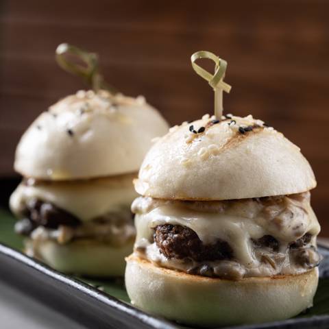 Wagyu Mushroom Sliders