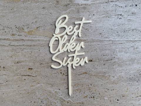 Best Older Sister - Beige