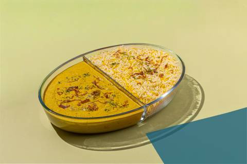 قورمة مع أرز بايركس