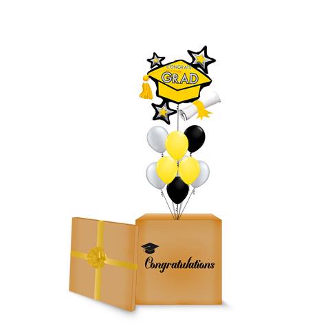 Congrats Grad Yellow Box