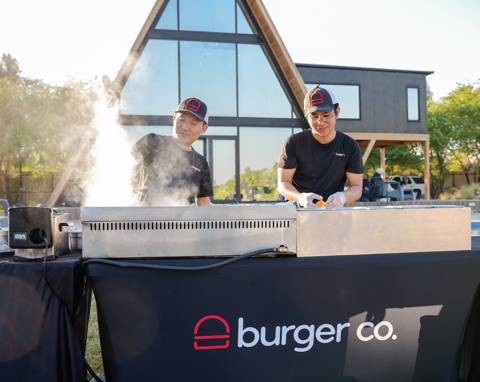 Holiday -Burger Station for 20- 25 Persons