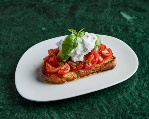 Burrata Bruschetta