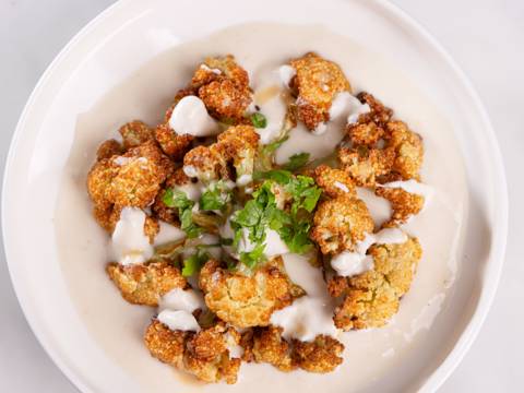 Cauliflower with Tahini Platter