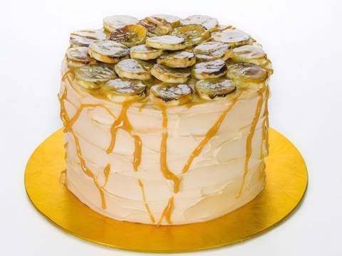 Caramel Banana Cake