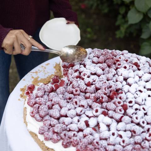 طاولة الشيز كيك