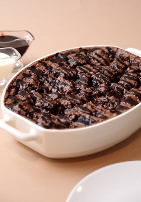Chocolate Bread Pudding 
