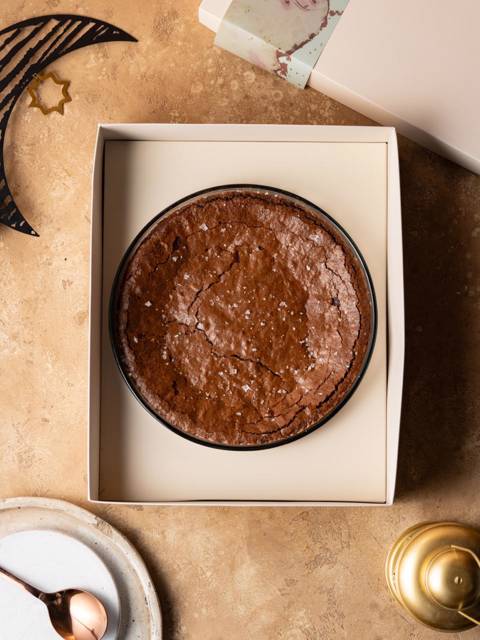 كيكة بودنغ الشوكولاتة
