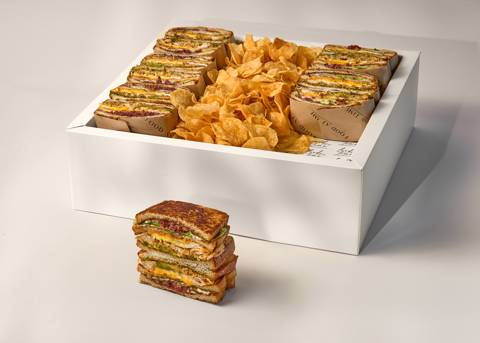 Food At Any Time Club Sandwiches