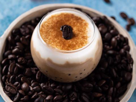 Coffee Sago Pudding Jars