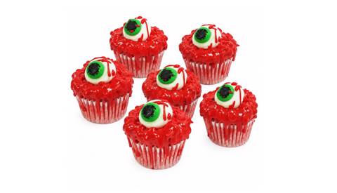 Creepy Eyes Cupcakes