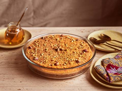 Crunchy Crème Caramel Kunafa
