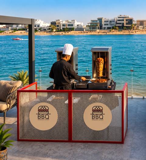Chicken Shawarma Station for 15-25 Persons